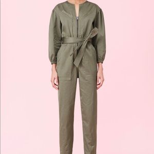 Brand New with tags gorgeous olive Rebecca Taylor jumpsuit.